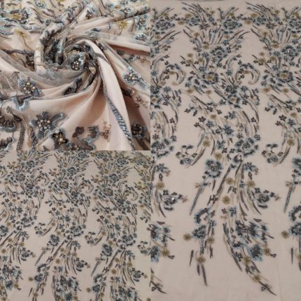 Мереживо H0228 коричневе, м