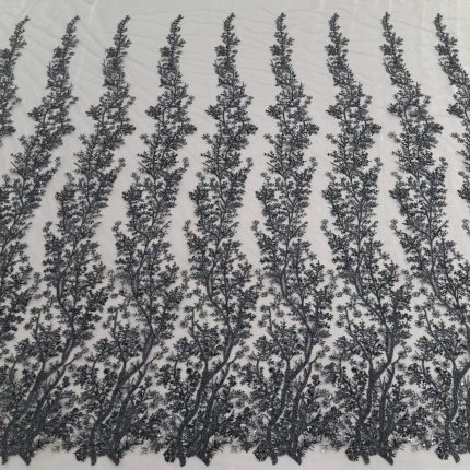 Мереживо G1523 чорне, м