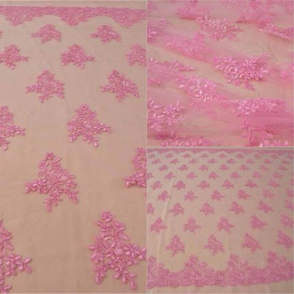 Мереживо YJ053 рожевий, м