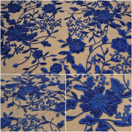 Мереживо MX286 синє, м