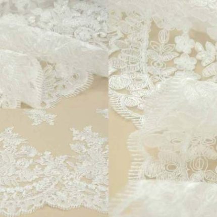 Мереживо 408 молочні, м