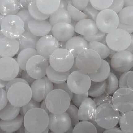 Перлі половинка матовий №10 білий 0,25 кг