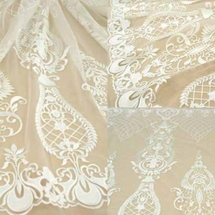 Мереживо 53984-130 (10934) молочні, м