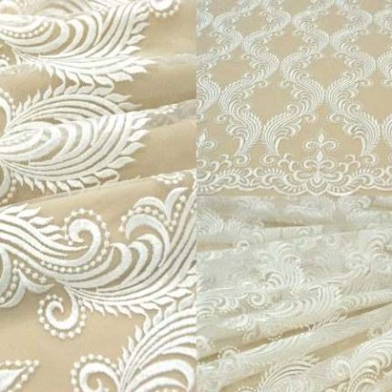 Мереживо 67204А-130 молочний, м