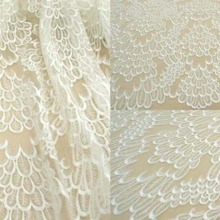 Мереживо 69524-130 (10749) молочні, м