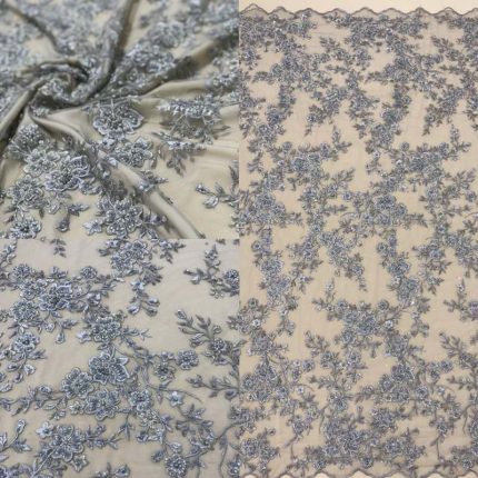 Мереживо 9615 сіре, м