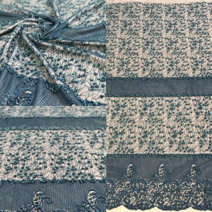 Мереживо 3271(w0093) аквамарин, м