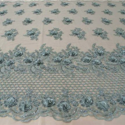 Мереживо 11-XA18 сіре, м