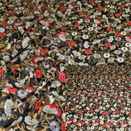 Мереживо F1042 чорне, м